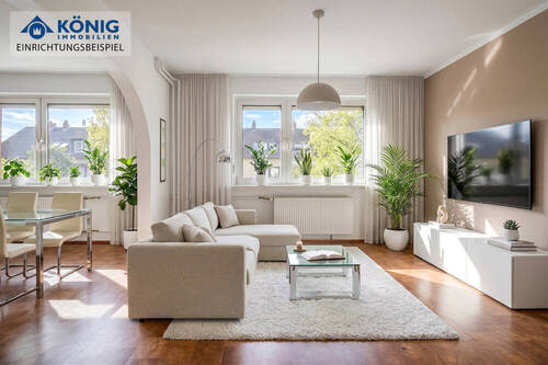 Wohnzimmer OG - gestagt - 