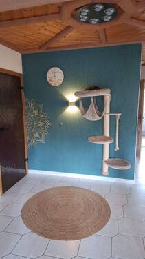 Wohnbereich mit aufwendiger Deckengestaltung - 6 Zimmer Einfamilienhaus in Schöneck