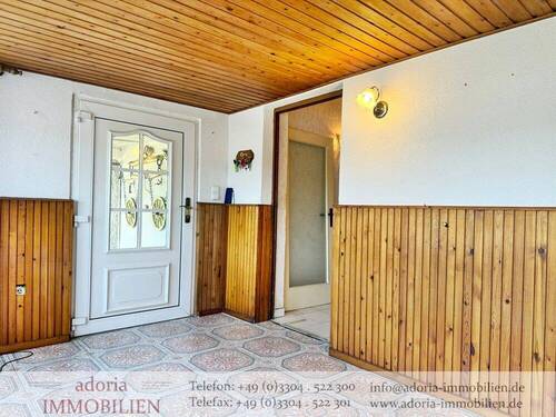 Eingangstür - Einfamilienhaus mit 90,50 m&sup2; in Kremmen / Amalienfelde zum Kaufen