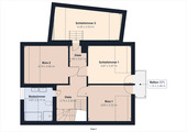 Grundriss Obergeschoss - 