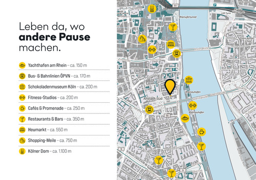 Mikrolage - Etagenwohnung mit 65,00 m&sup2; in Köln zum Kaufen