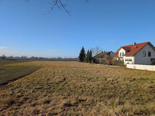 Blick von Osten - Straßenseite - Grundstück zum Kaufen in Baar-Ebenhausen