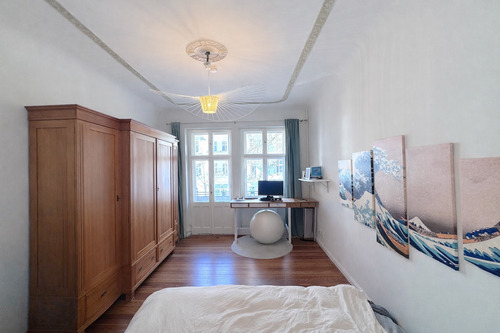 Schlafen aufgeräumt quer 1 - Etagenwohnung mit 87,00 m&sup2; in Berlin zum Kaufen