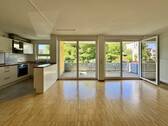 Wohnzimmer Ansicht 2 - Etagenwohnung mit 72,30 m&sup2; in Freiberg am Neckar zum Kaufen