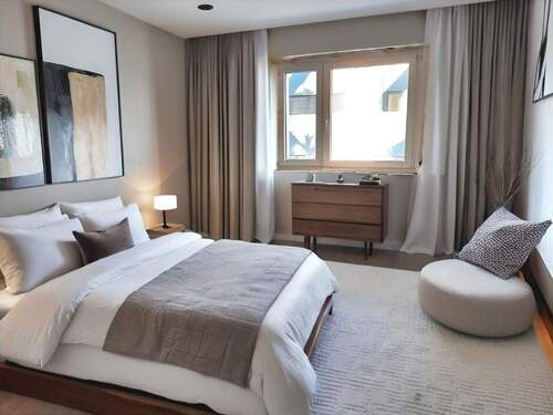 Schlafzimmer Ren. Ki-generiert - 