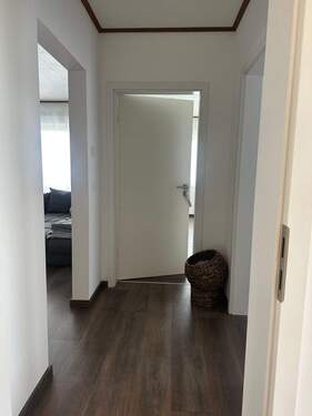 Moderner Flur mit Tür - 