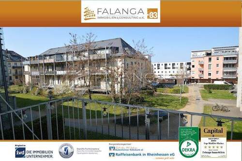 Titel - Sonnenblick vom Balkon - Falanga Immobilien - Top symbiose zwischen Moderne und Altbau in beliebter Top-Lage von Gonsenheim!