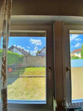 Ausblick Schlafzimmer in den Garten - 