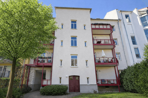 Hausansicht innen - 2 Zimmer Etagenwohnung zum Kaufen in Leipzig