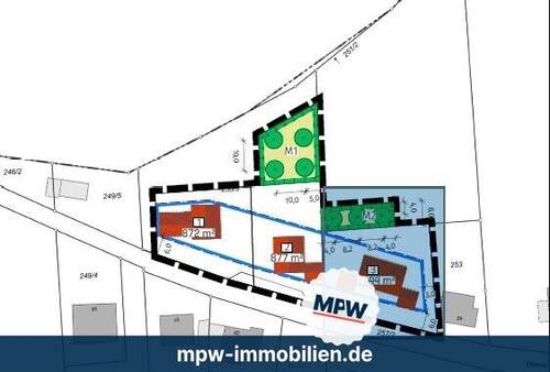 Auszug Lageplan Ergänzungssatzung Grundstück Nr. 3 - 