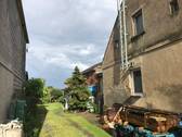 Blick von der Toreinfahrt bis zur Scheune - 5 Zimmer Einfamilienhaus in Milower Land - Zollchow