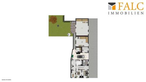 Erdgeschoss und Außenbereich - 