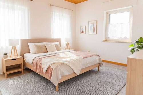 Schlafzimmer - (Einrichtungsbeispiel) - Mehrfamilienhaus, Wohnhaus mit 130,00 m&sup2; in Heinsberg zum Kaufen