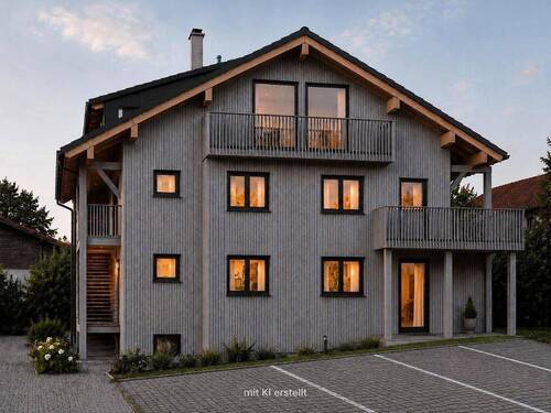 Bild 1 - Erstbezug im Allgäu - hochwertige 3-Zimmer-Neubauwohnung mit Garten & Bergblick
