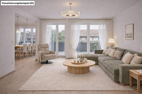 Wohn-/Essbereich mit Loggia - Altersgerecht Wohnen auf 74 m² mit Balkon und SP im Duisburger Süden