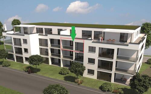 Lage im Haus - 4 Zimmer Etagenwohnung zum Kaufen in Dauchingen