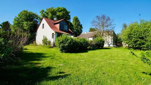 Sicht aus dem Garten - 3 Zimmer Einfamilienhaus in Königs Wusterhausen