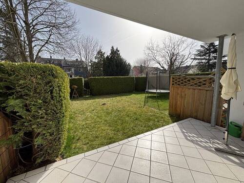 Terrasse mit Gartenanteil - 