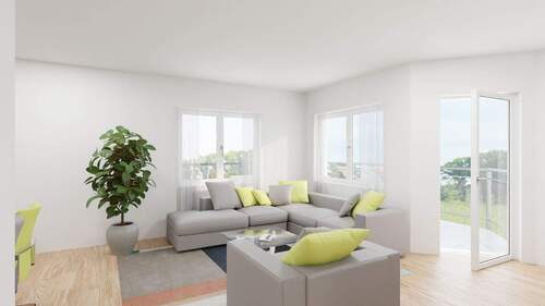 Wohnzimmer -optional- - 3 Zimmer Etagenwohnung zum Kaufen in Tuttlingen