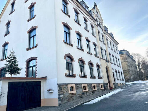 Hausansicht - Gewerberäume in Annaberg-Buchholz - Büro-Praxis-Lager - Stellplätze vorhanden!