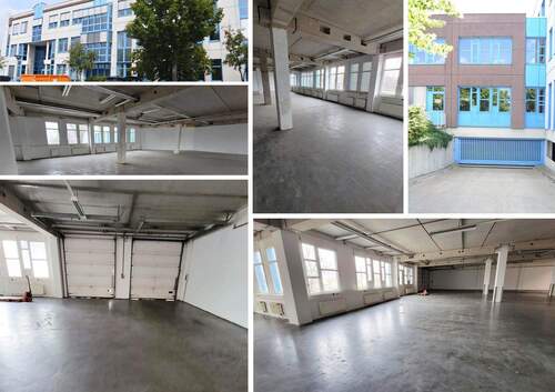 Bild 1 - Produktions- & Lagerfläche mit Rampe und Rolltor im Gewerbepark Wiedemar