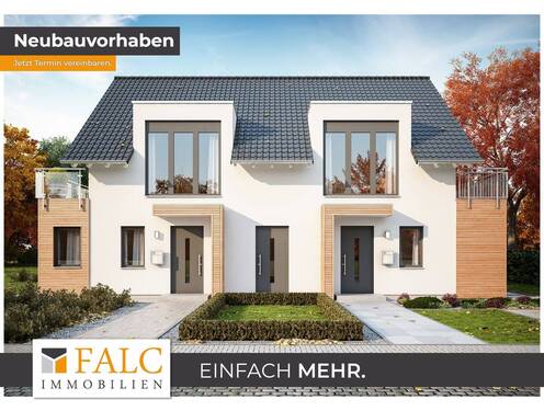 Außenansicht Beispiel - Neubauprojekt tolles Zweifamilienhaus!