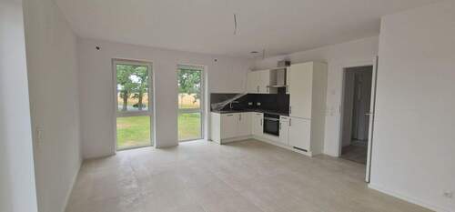 Wohnzimmer / Küche - 3 Zimmer Etagenwohnung in Syke