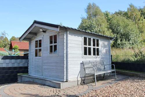 Holzschuppen fü Gartengeräte - 