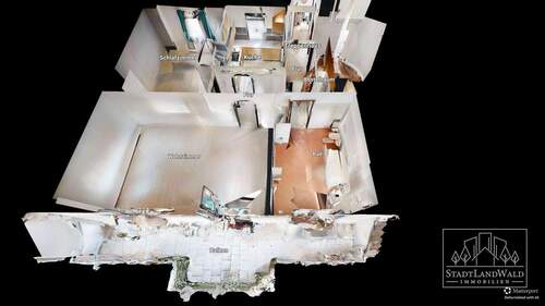 Wohnungsansicht in 3D - 