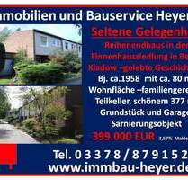 Selten - Finnenhaussiedlung in Berlin Kladow Reihenendhaus -gelebte Geschichte