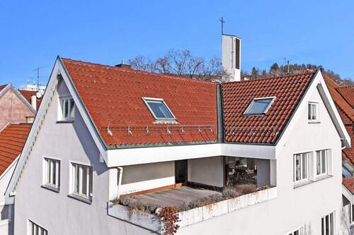 Dachterrasse mit 3 Zugängen - 