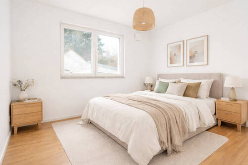 Schlafzimmer virtuelle Möblierung - 