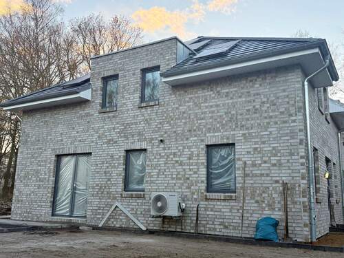 Hausrückansicht (aktueller Baustand) - 