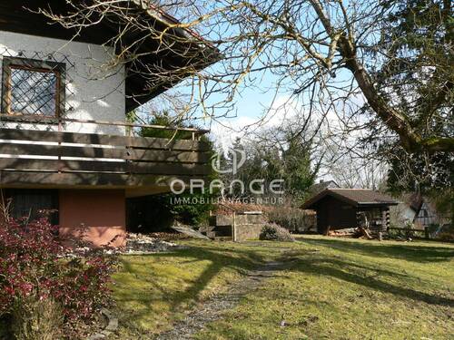 Gartenblick - ***TOP : Architekten-Landhaus in idyllischer Naturlage mit Ausblick auf 968 QM Grund+ Gartenhaus