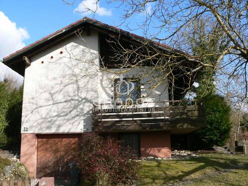 Westseite/Garage - Einfamilienhaus mit 95,00 m&sup2; in Egloffstein / Hundshaupten zum Kaufen