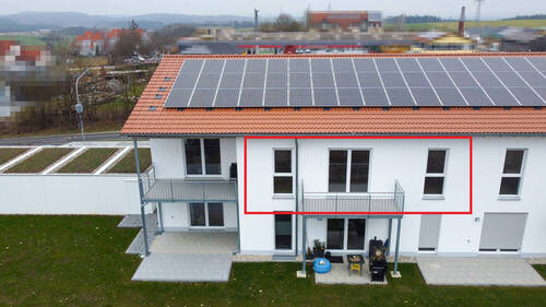 Titelbild - NEUBAU, 3 Zimmer, KfW 40 QNG mit 76,73 m², 1. OG mit Balkon, Whg #8