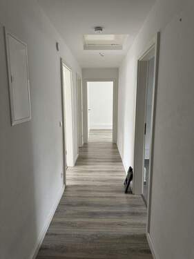 Flur - Charmante 3-Zimmer-DG-Wohnung in Mannheim - renoviert und bezugsbereit