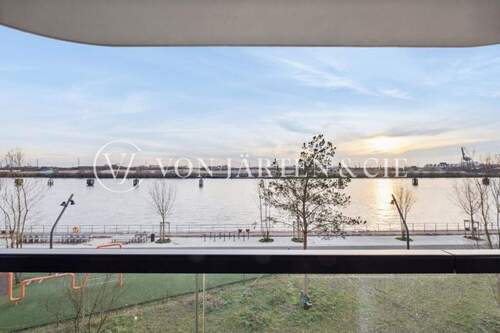 Ausblick - 3 Zimmer Etagenwohnung zur Miete in Hamburg - Hafencity