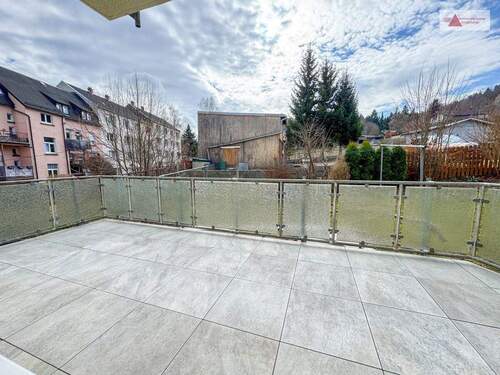Terrasse - 2-Raum-Erdgeschosswohnung mit Terrasse in zentrumsnaher Lage von Aue