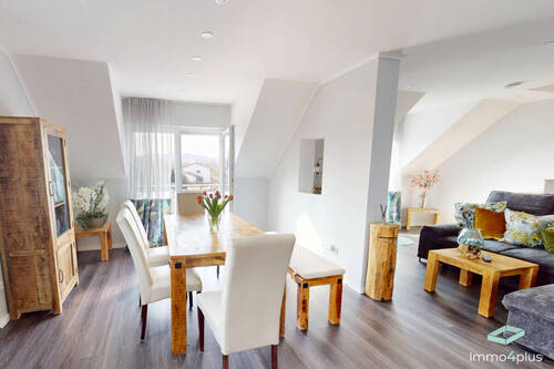 Stilvoll abgetrennter Essbereich - Etagenwohnung mit 129,10 m&sup2; in Saal an der Donau zum Kaufen