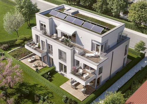 SÜD/WEST VOGELPERSPEKTIVE - Terrassenwohnung mit 65,00 m&sup2; in Mainz zum Kaufen