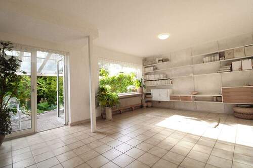 Wohnzimmer - Arbeiten in Hamburg, wohnen im Grünen - das Beste aus beiden Welten! Reihenhaus in Norderstedt