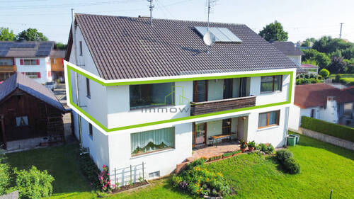 Süd-Ansicht - 5 Zimmer Etagenwohnung zum Kaufen in Westerheim