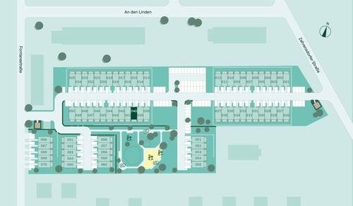 Lage des Reihenhaus im Quartier - 