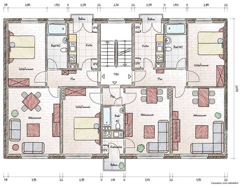 1.-3. Obergeschoss - 