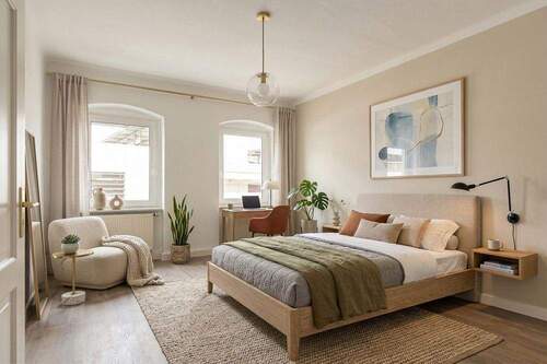 Innenaufnahme (visualisiert) - Etagenwohnung mit 77,00 m&sup2; in Bautzen zur Miete