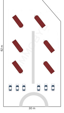 Plan 6 freie Grundstücke - 