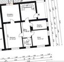 Grundriss - 3 Zimmer Etagenwohnung zum Kaufen in Frankfurt