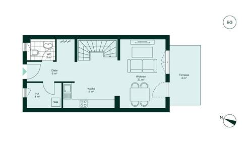 Geräumiges Erdgeschoss mit viel Stauraum - 