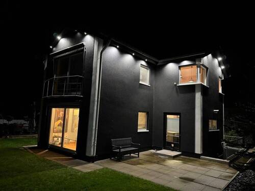 Garten-Ansicht bei Nacht - 
